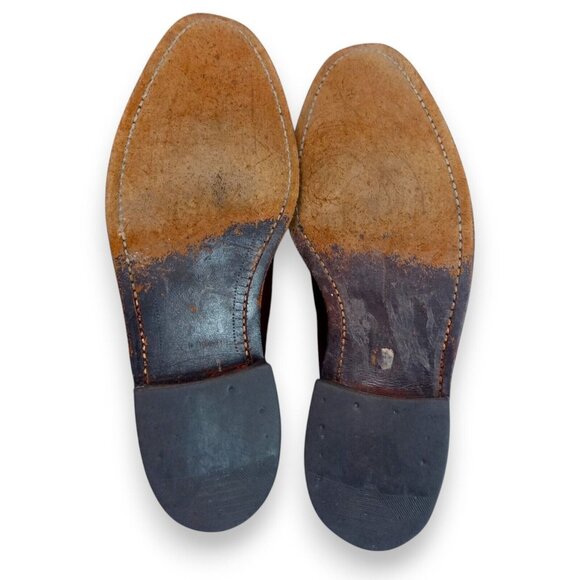 John White Lyon Derby Brown Leather Shoes Mens Size 7 (Made in England) - Picture 5 of 14